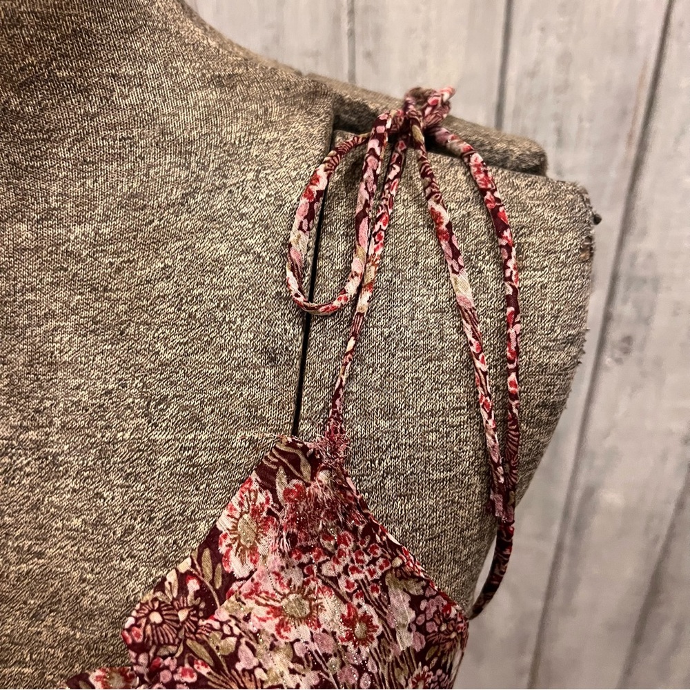 Chrysantheaum Floral Tie-Strap Dress - Picture 9 of 9